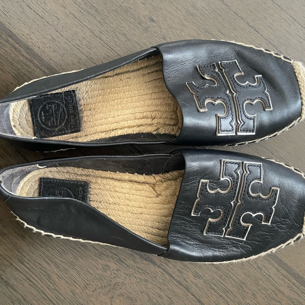 Tory Burch black Espadrille